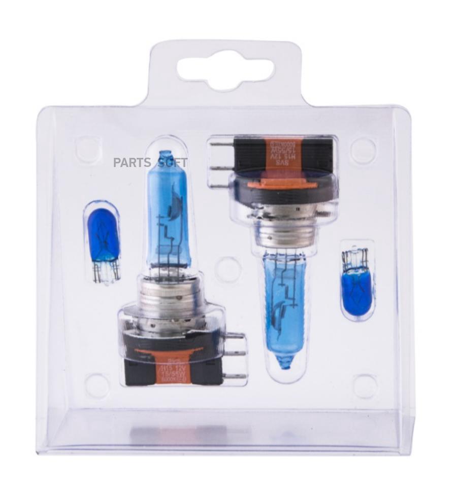

Лампа 12V H15 55W Pgj23t-1 5000K Svs White 2 Шт. Duobox 0200115000 SVS 0200115000