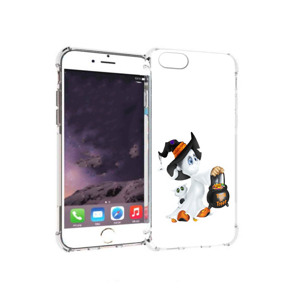 

Чехол MyPads Tocco для Apple iPhone 6 Маленький призрак (PT54043.605.113), Прозрачный, Tocco