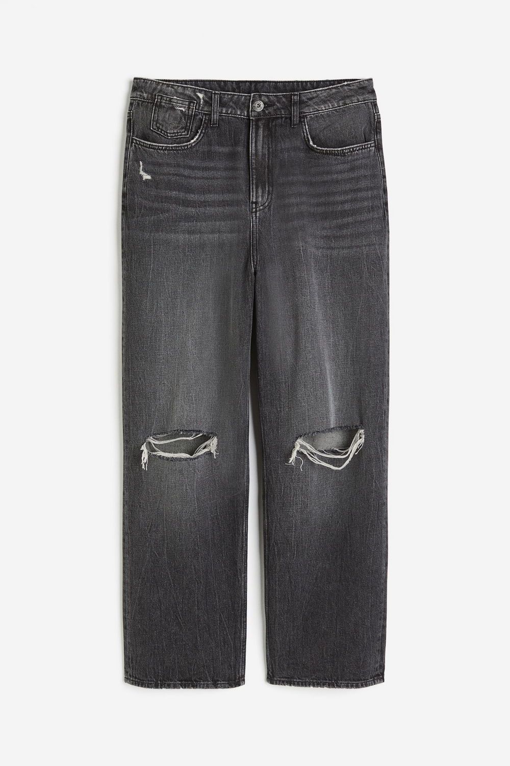 

Джинсы женские H&M 1214235 черные 38 EU, Черный, 1214235