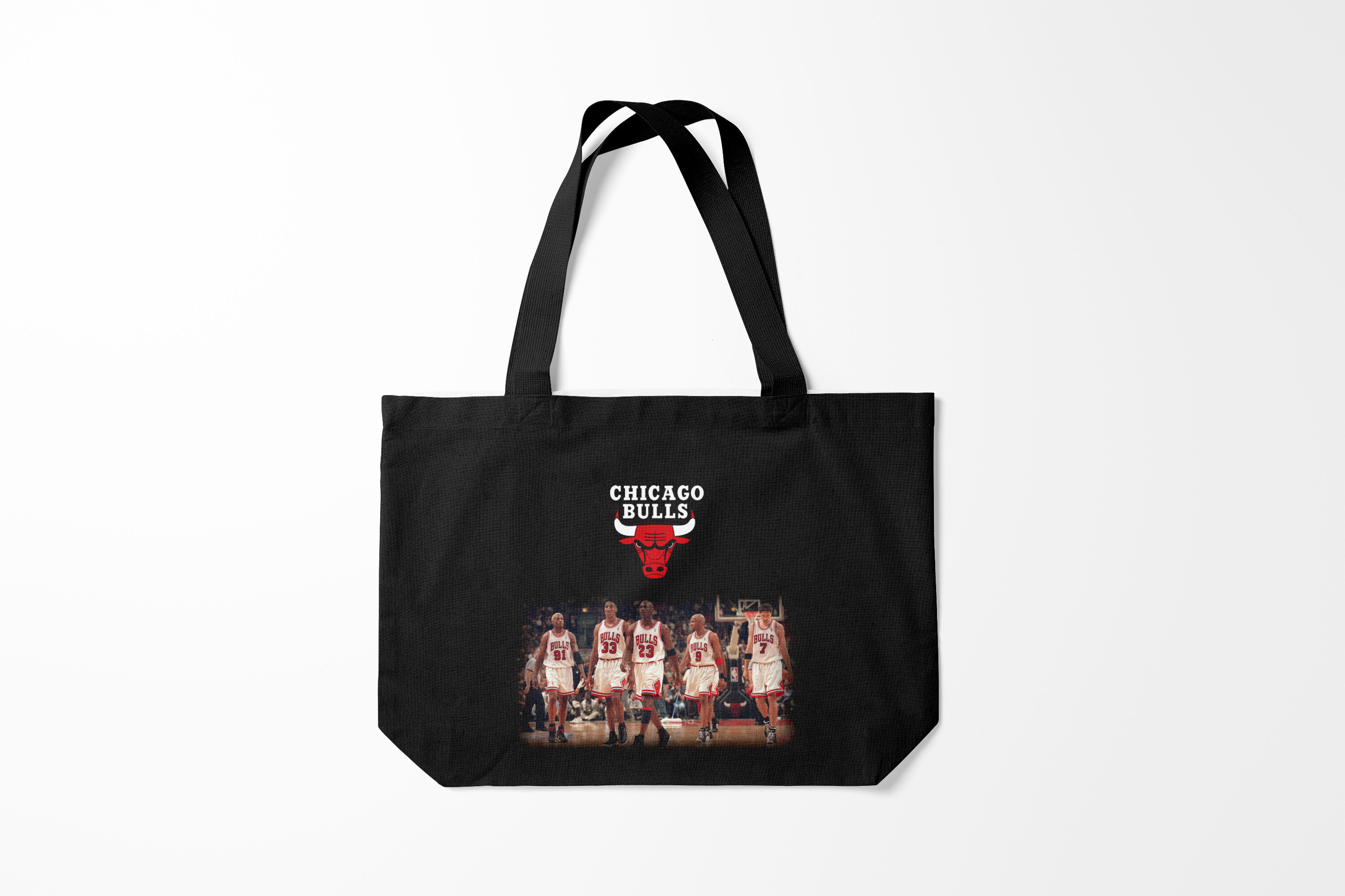 

Сумка шoппер унисекс Burnettie NBA CHICAGO BULLS 3, черный, NBA CHICAGO BULLS 3