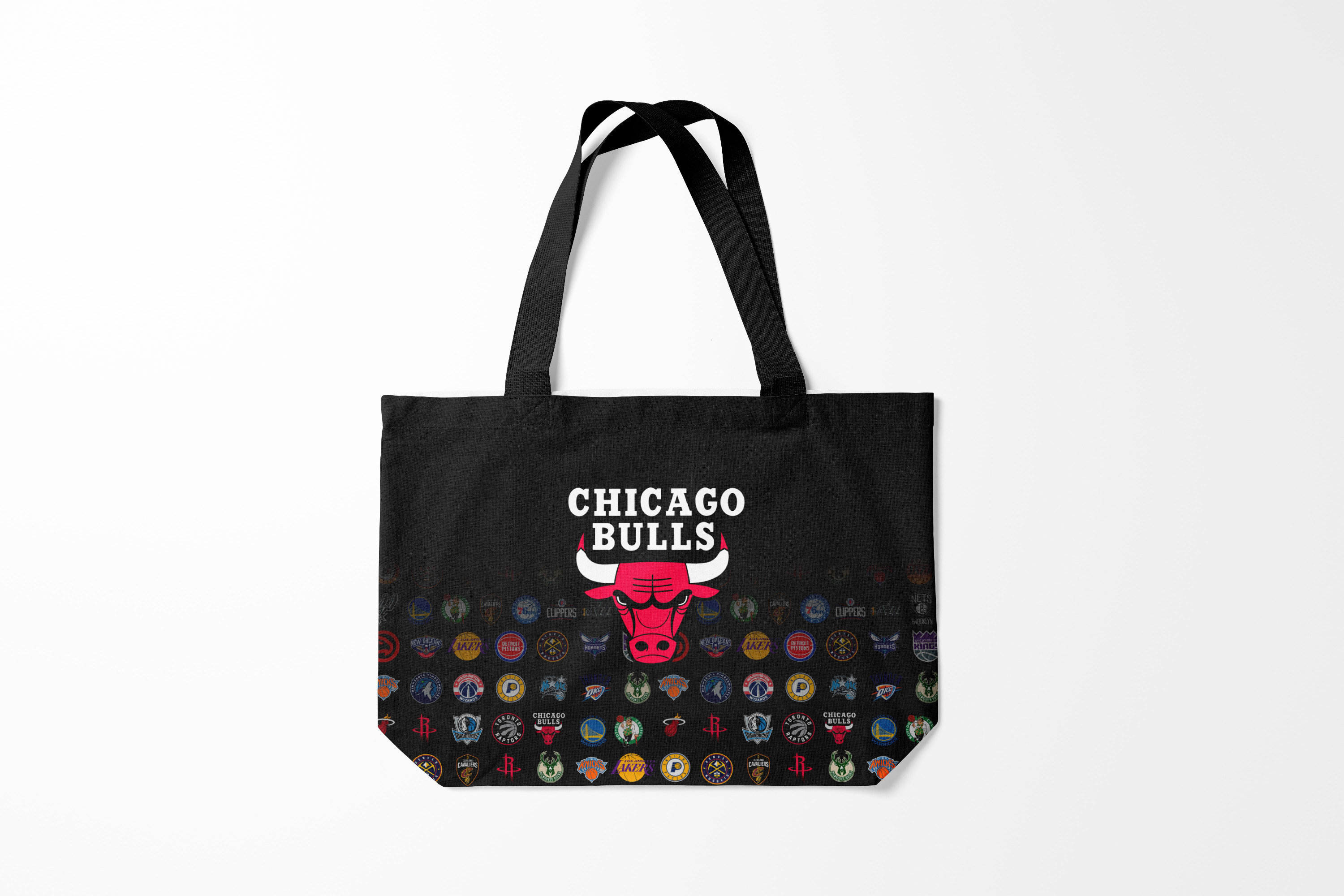 

Сумка шoппер унисекс Burnettie NBA Chicago Bulls 1, черный, NBA Chicago Bulls 1