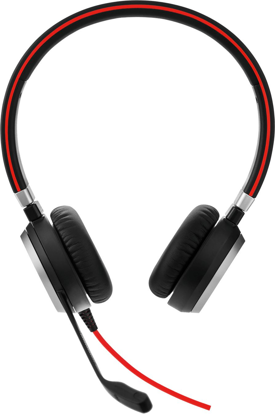 

Гарнитура для ПК Jabra Evolve 40 UC Duo черный 1.2м, Evolve 40 UC Duo