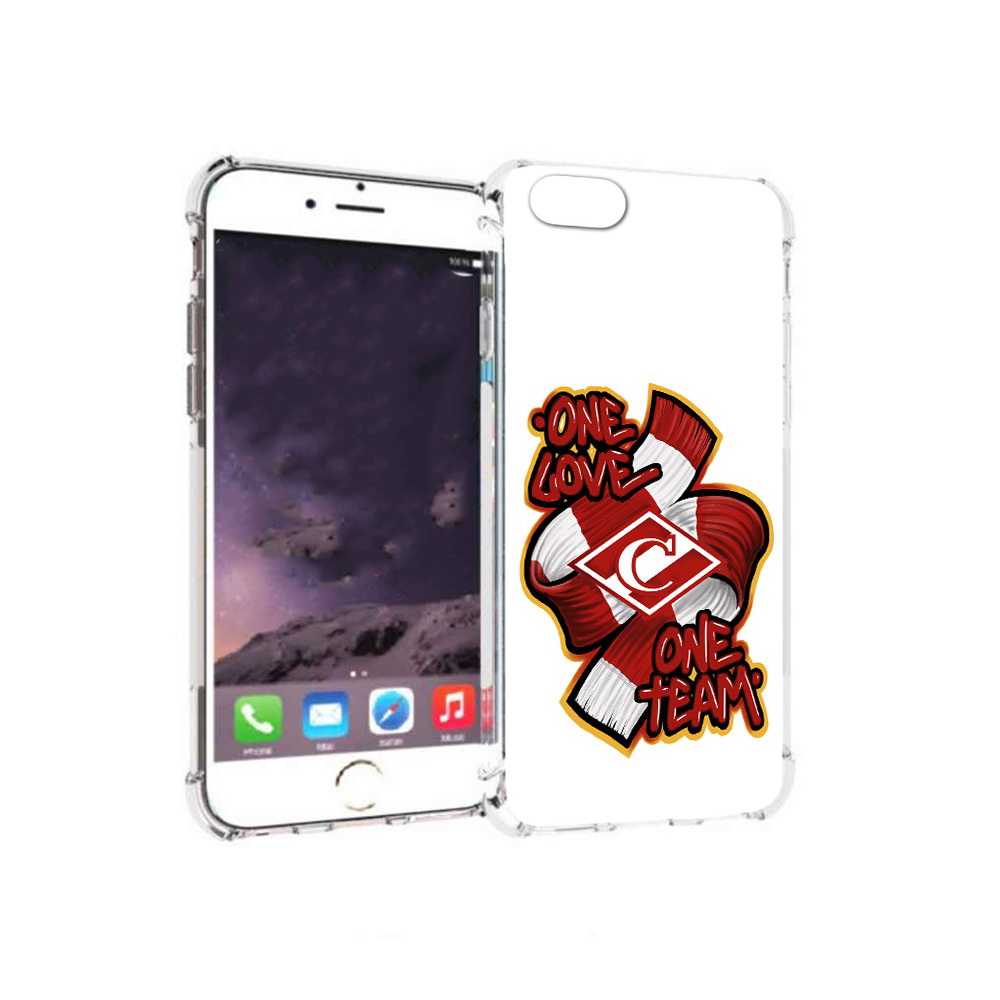 

Чехол MyPads Tocco для Apple iPhone 6 Одна любовь-Спартак (PT54043.605.126), Прозрачный, Tocco