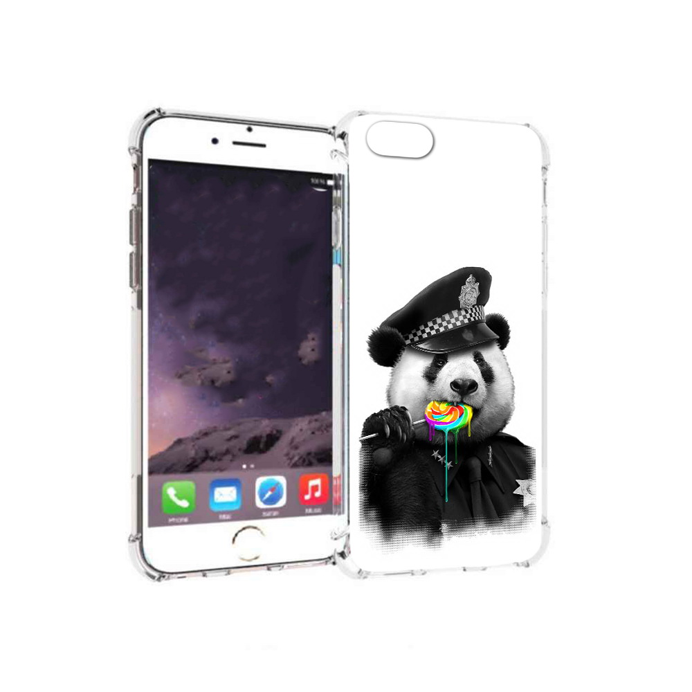 

Чехол MyPads Tocco для Apple iPhone 6 Панда полиция (PT54043.605.130), Прозрачный, Tocco