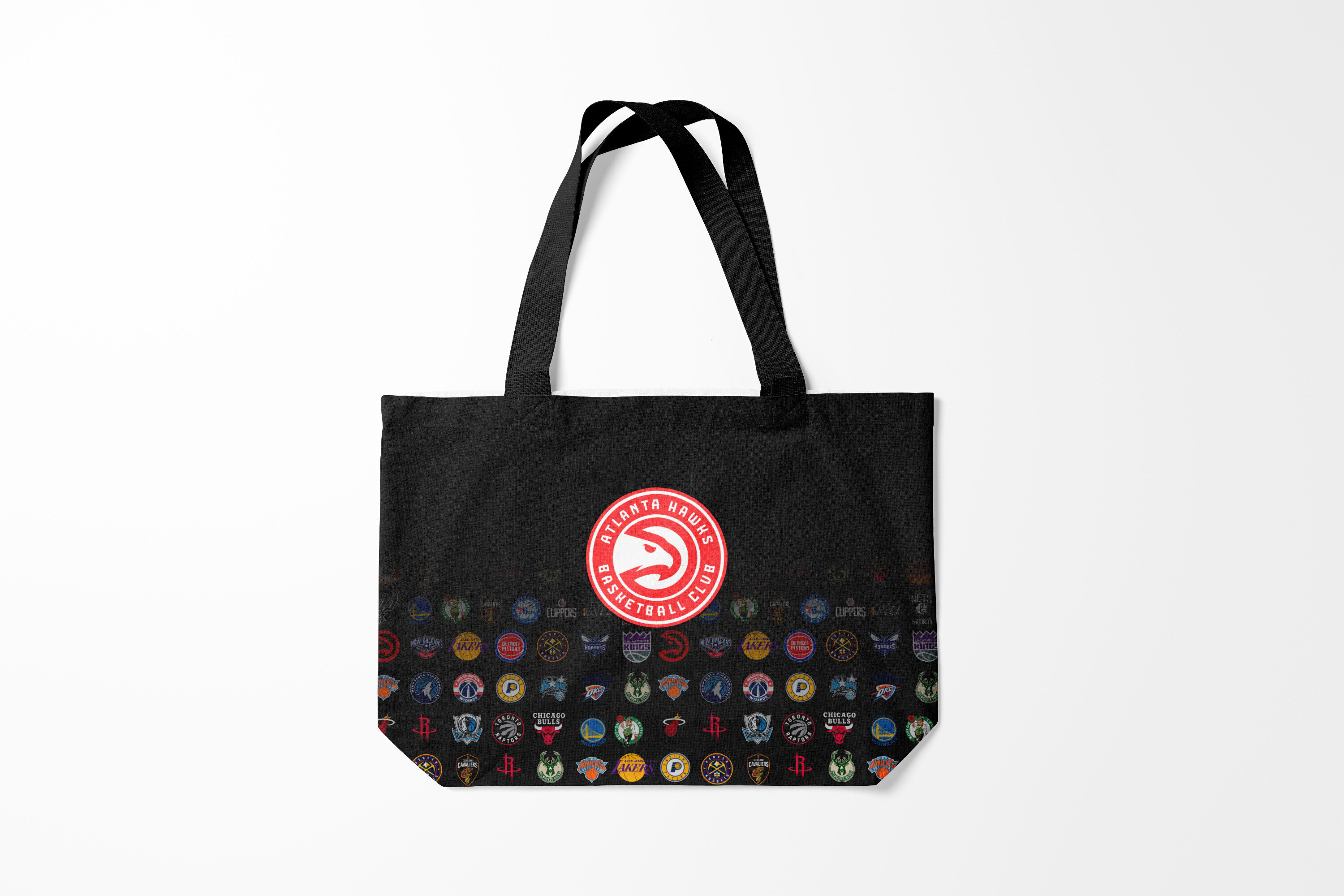 

Сумка шoппер унисекс Burnettie NBA Atlanta Hawks 1, черный, NBA Atlanta Hawks 1
