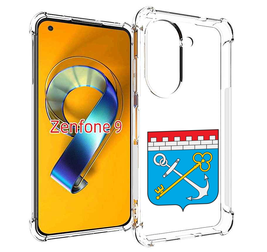 Чехол MyPads герб-ленинградская-область-питер для Asus Zenfone 9 (AI2202)
