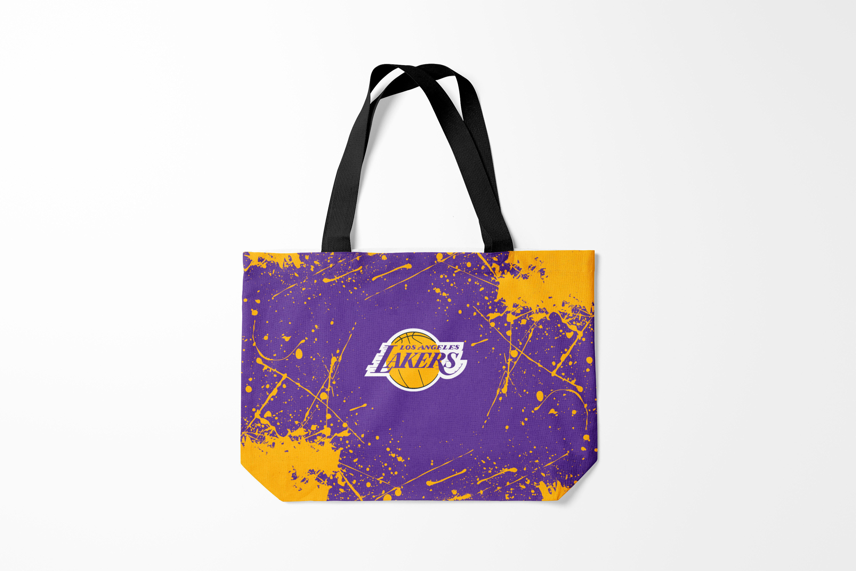 

Сумка шoппер унисекс Burnettie Los Angeles Lakers LA, фиолетовый, Los Angeles Lakers LA