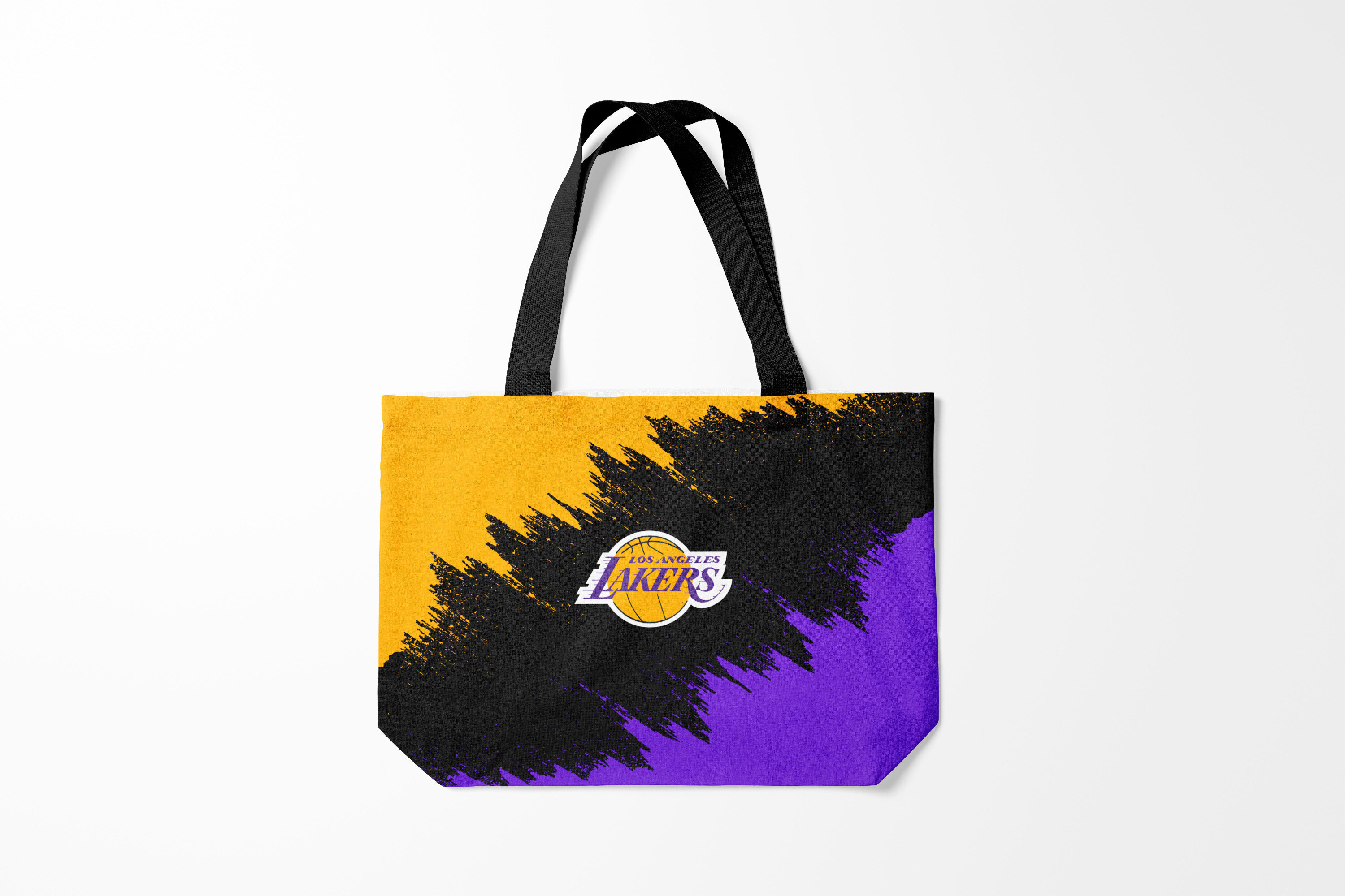 

Сумка шoппер унисекс Burnettie Los Angeles Lakers LA, фиолетовый; желтый, Los Angeles Lakers LA