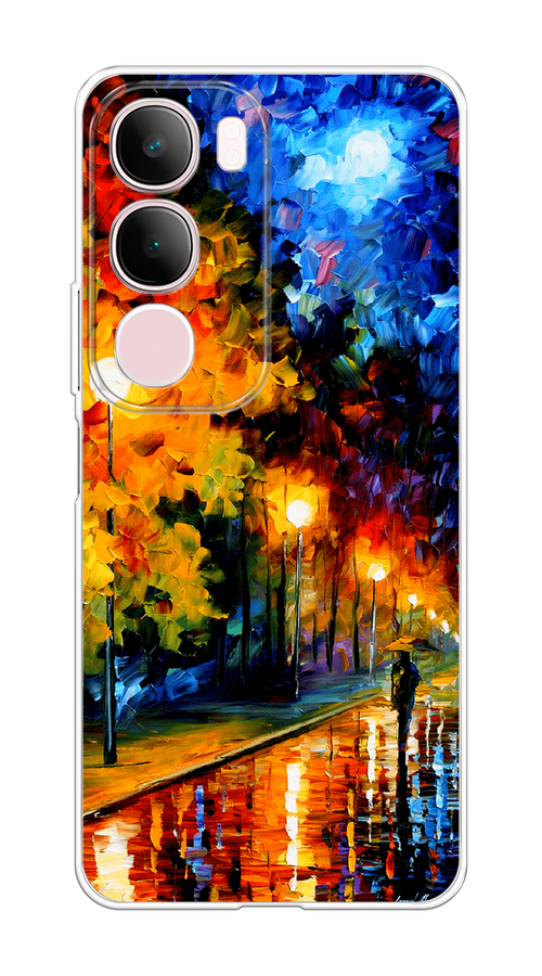 

Чехол на Vivo Y19s "Безлюдная улочка", Оранжевый;желтый;синий, 2612350-1