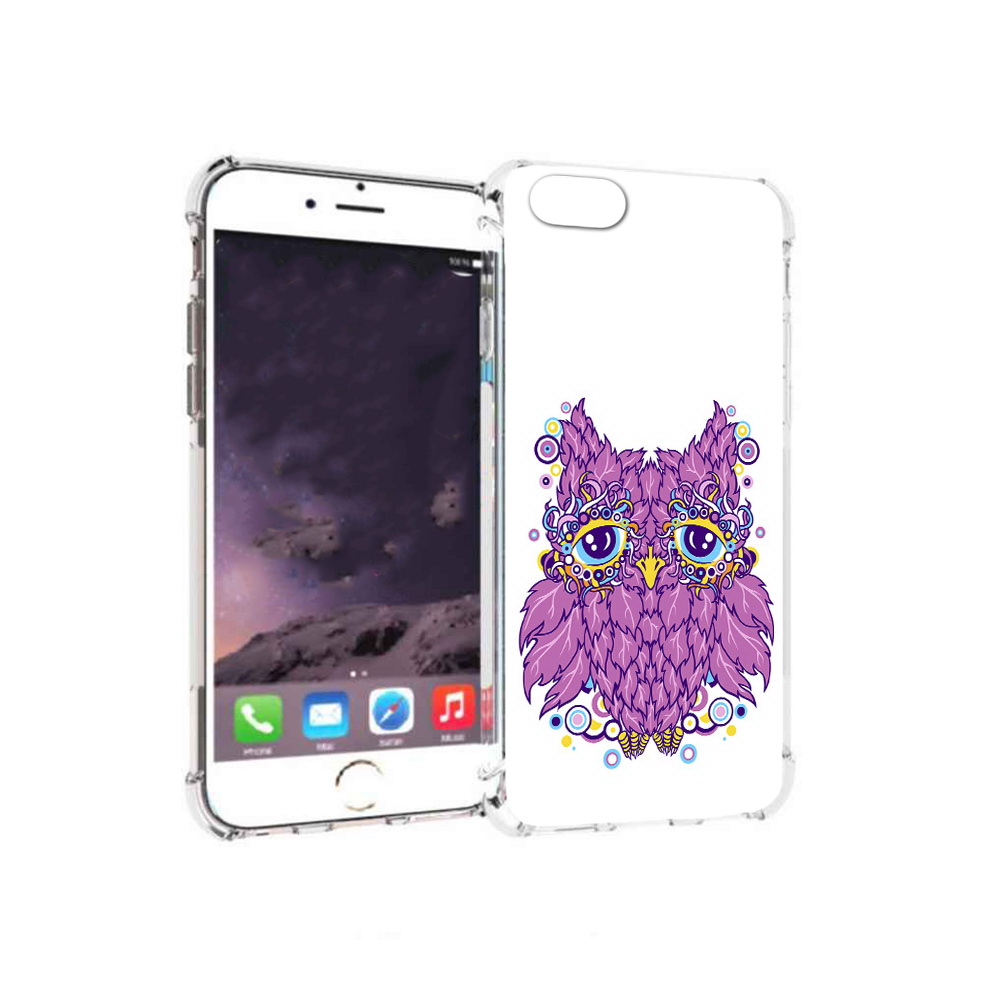 

Чехол MyPads Tocco для Apple iPhone 6 Розовая сова (PT54043.605.147), Прозрачный, Tocco