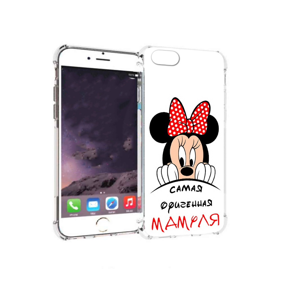 

Чехол MyPads Tocco для Apple iPhone 6 Самая лучшая мамуля Мини Маус (PT54043.605.152), Прозрачный, Tocco