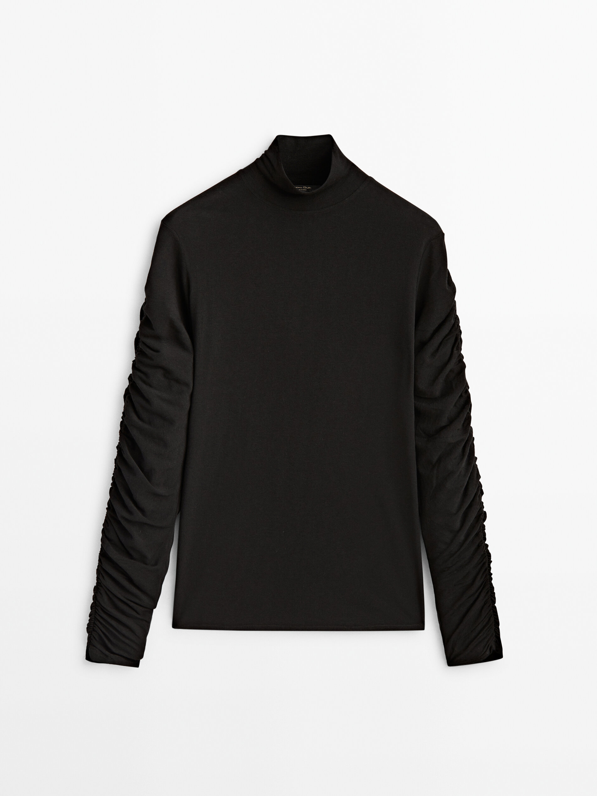 

Водолазка женская Massimo Dutti 06896925800 черная S, 06896925800
