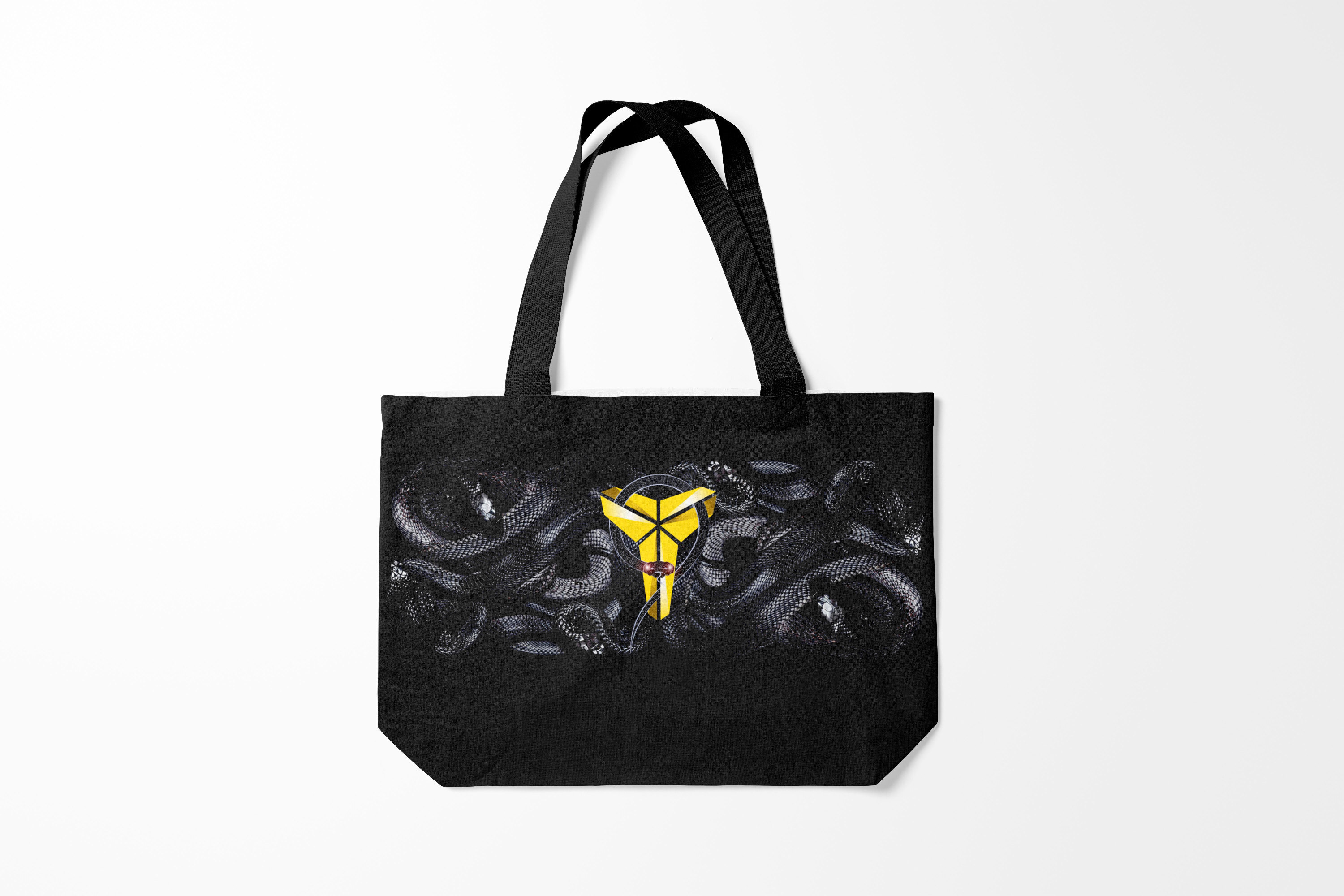 

Сумка шoппер унисекс Burnettie Los Angeles Lakers Black Mamba Kobe Bryant, черный, Los Angeles Lakers Black Mamba Kobe Bryant