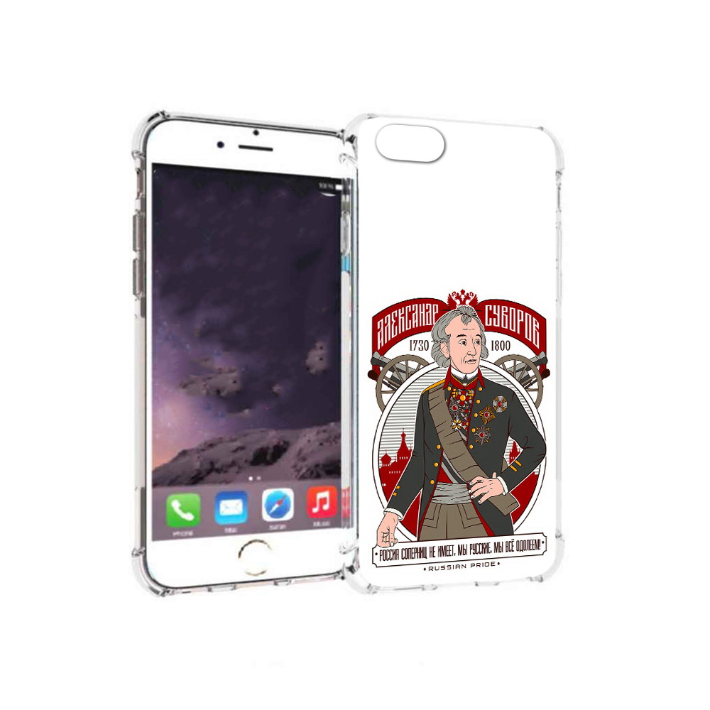 

Чехол MyPads Tocco для Apple iPhone 6 Суворов (PT54043.605.164), Прозрачный, Tocco