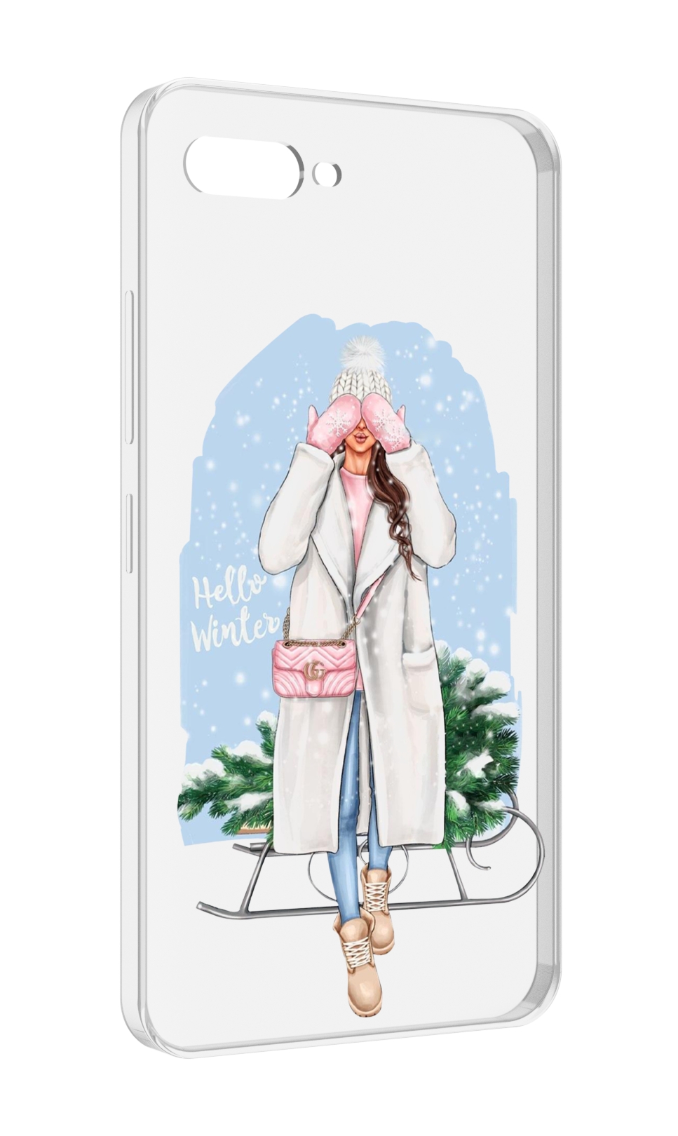 

Чехол MyPads привет-зима женский для ITEL A25 / ITEL A25 Pro / ITEL A35, Прозрачный, Tocco