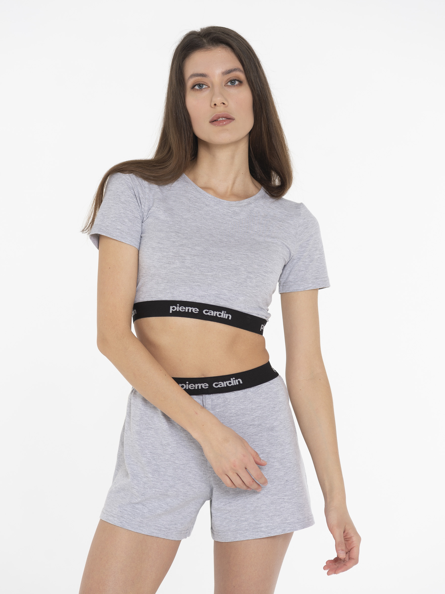 

Футболка женская Pierre Cardin PC30004T серая M, Серый, PC30004T