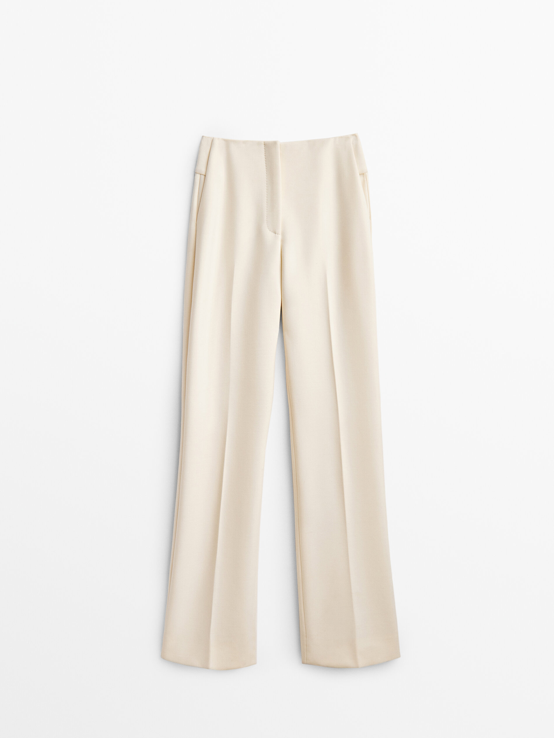 

Брюки женские Massimo Dutti 05095555712 белые 38, 05095555712