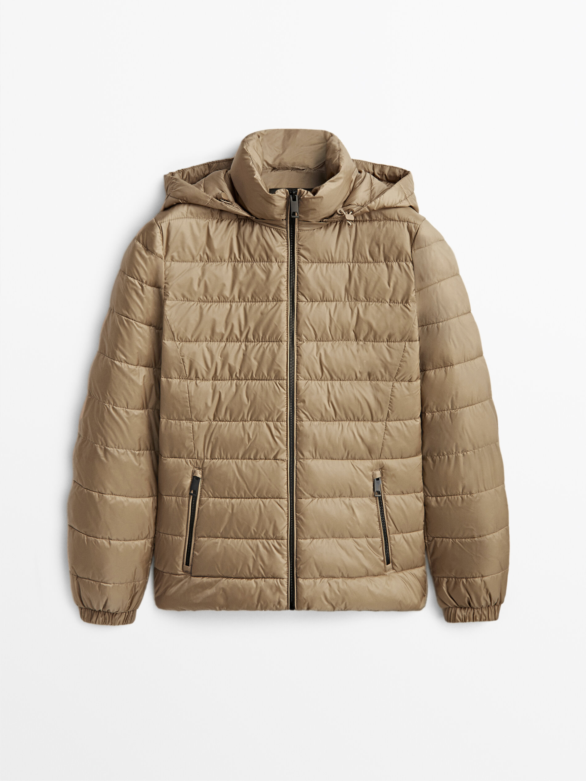 

Куртка женская Massimo Dutti 06700802742 бежевая L, 06700802742