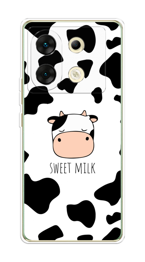 

Чехол на Infinix Zero 30 5G "Sweet milk", Розовый;белый;черный, 3104950-1