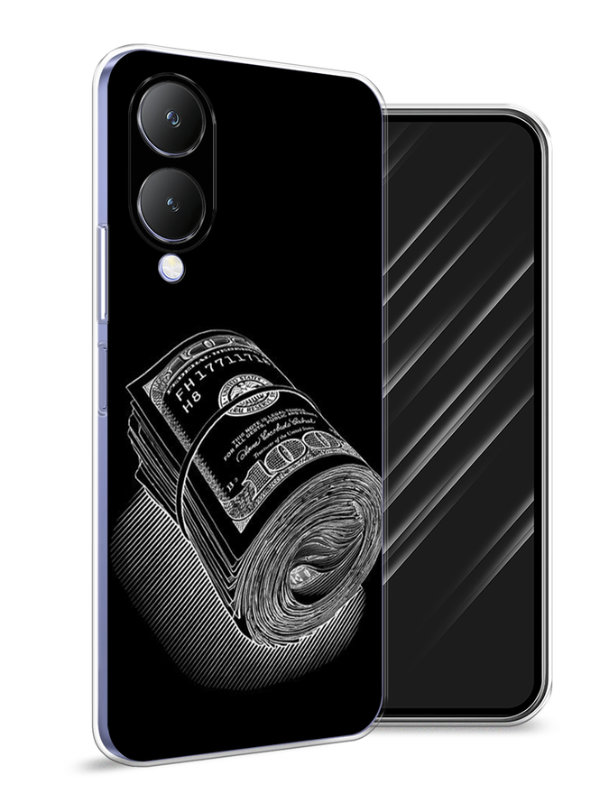 

Чехол Awog на Vivo Y17s "Кубышка денег", Черный;серебристый, 269850-1