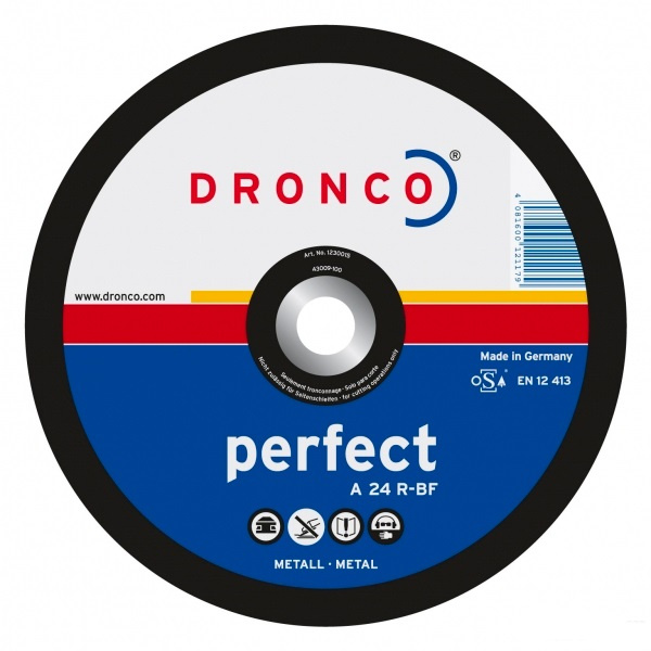 

Диск отрезной 115х3,0x22,23 мм. DRONCO A 24 R, 1112015100