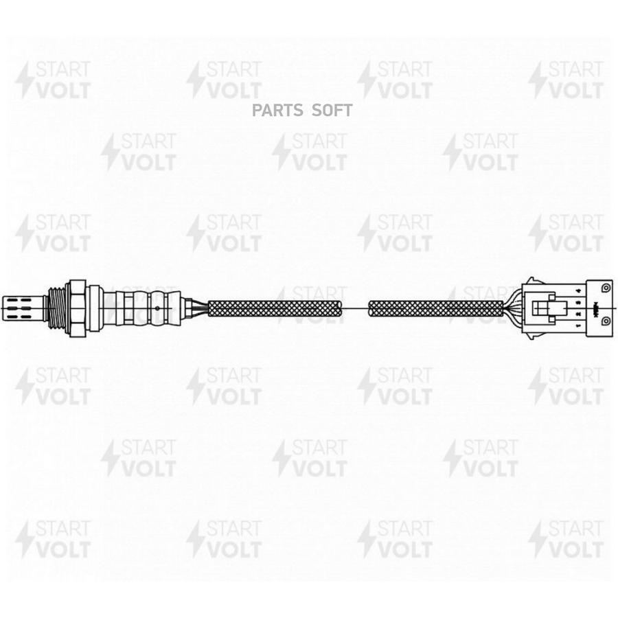 Лямбда-Зонд Peugeot 206 (98-)/Partner (96-) 1.4i До Кат. 565 Мм STARTVOLT арт. VS-OS 2004 100055396651