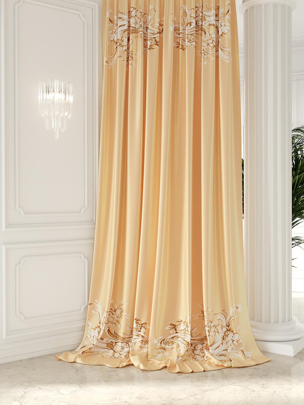 

Портьера Габардин AT HOME / шторы в комнату 150х280 см / Махалса, 752005