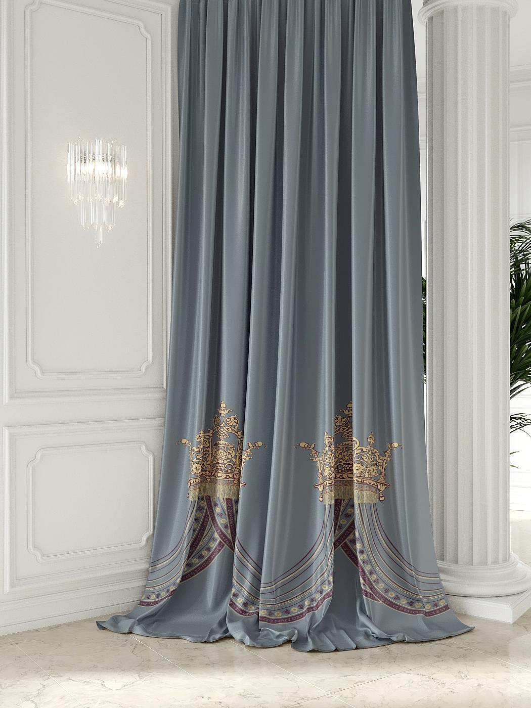 

Портьера Габардин AT HOME / шторы в комнату 150х280 см / Геминта, 752027