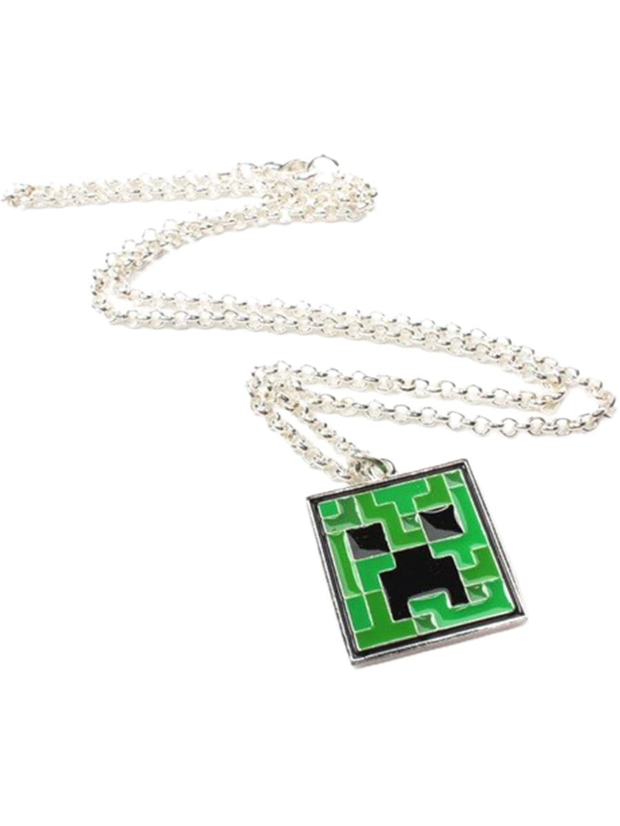 Брелки и подвески StarFriend Майнкрафт Крипер Minecraft Creeper (на цепочке, 3 см) зеленый