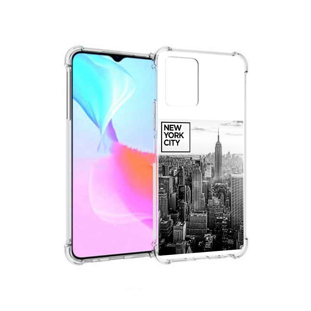 

Чехол MyPads Tocco для Vivo Y33s черно белый ньюерк (PT226981.417.686), Прозрачный, Tocco