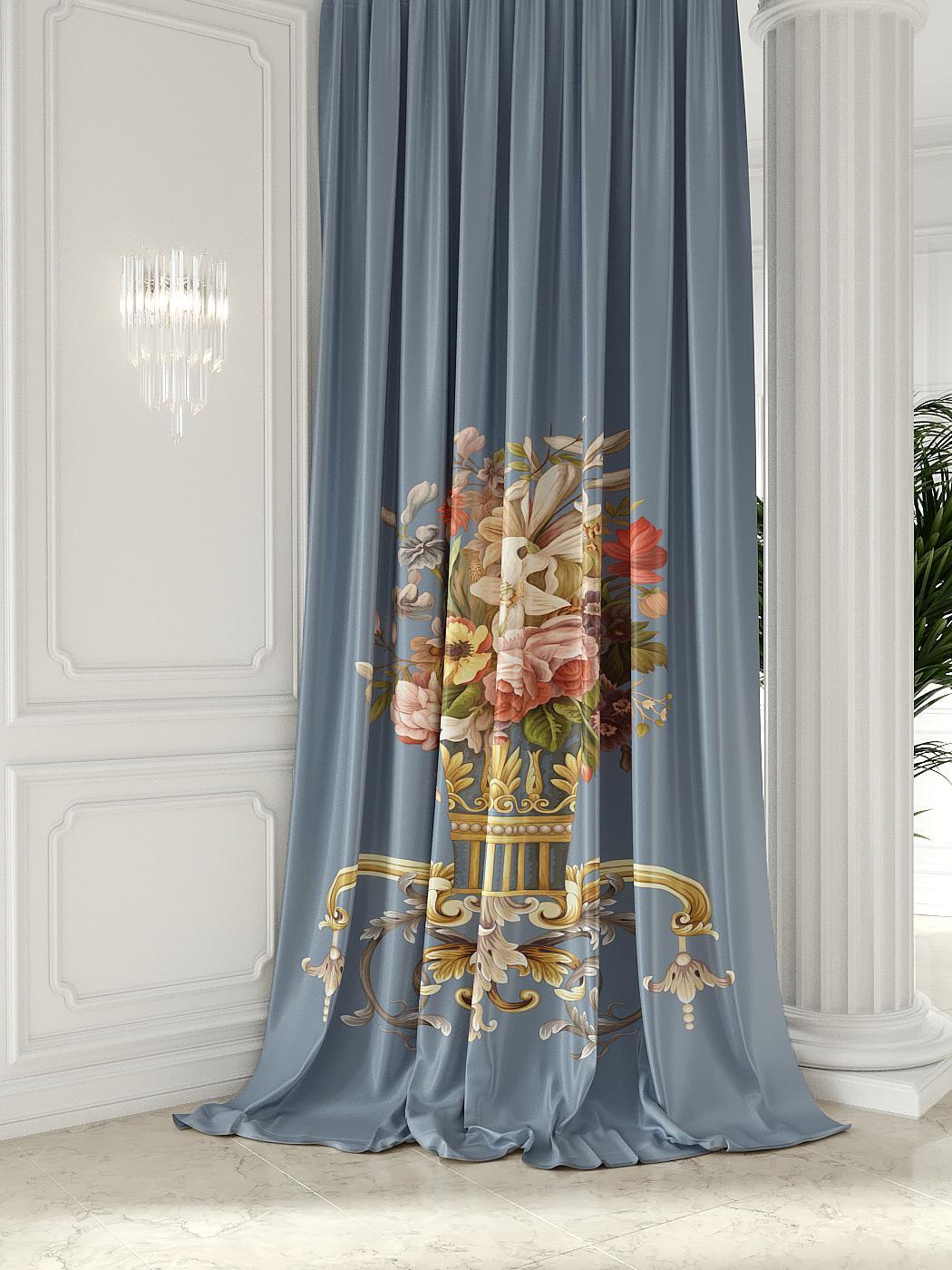 

Портьера Габардин AT HOME / шторы в комнату 150х280 см / Омринта, 752053
