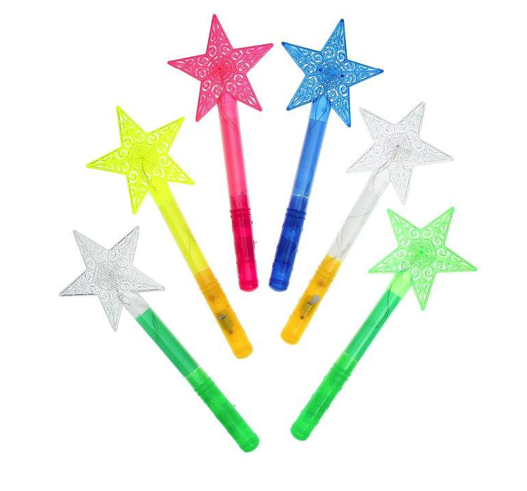 Палочка световая «Звезда», цвета МИКС палочка световая сердце а микс