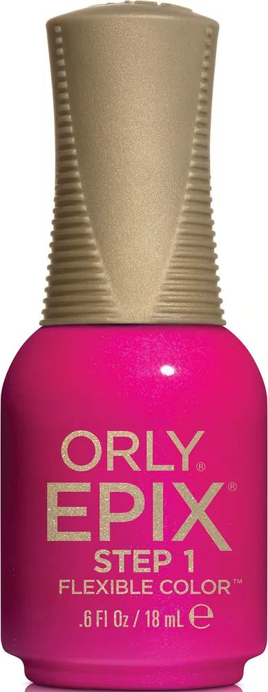 эластичное покрытие orly epix flexible color mansion lane 18мл Эластичное покрытие ORLY EPIX Flexible Color Шаг1 Box Office Smash 18мл