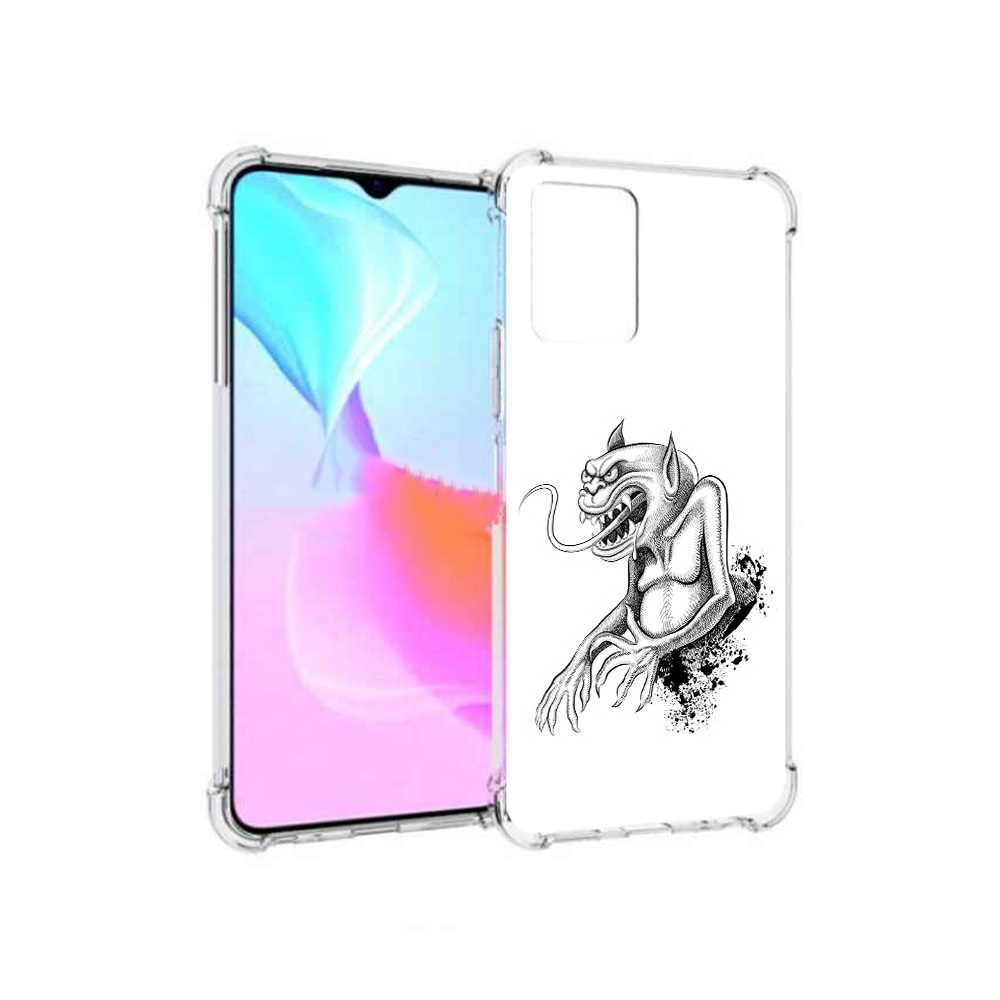 

Чехол MyPads Tocco для Vivo Y33s чорт (PT226981.417.692), Прозрачный, Tocco
