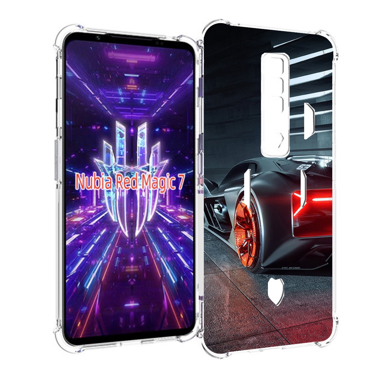 Чехол MyPads Ночной-город мужской для ZTE Nubia Red Magic 7