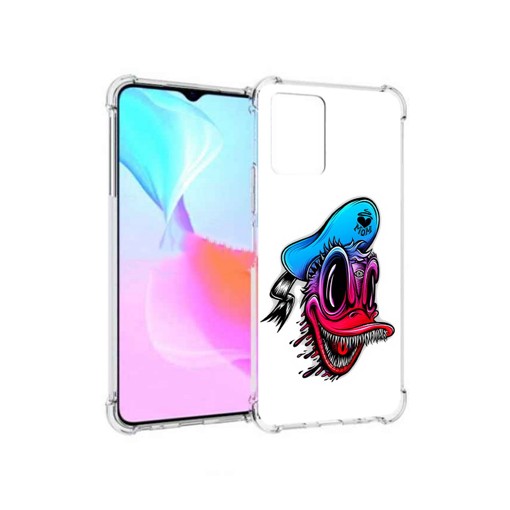 

Чехол MyPads Tocco для Vivo Y33s Дональд (PT226981.417.71), Прозрачный, Tocco