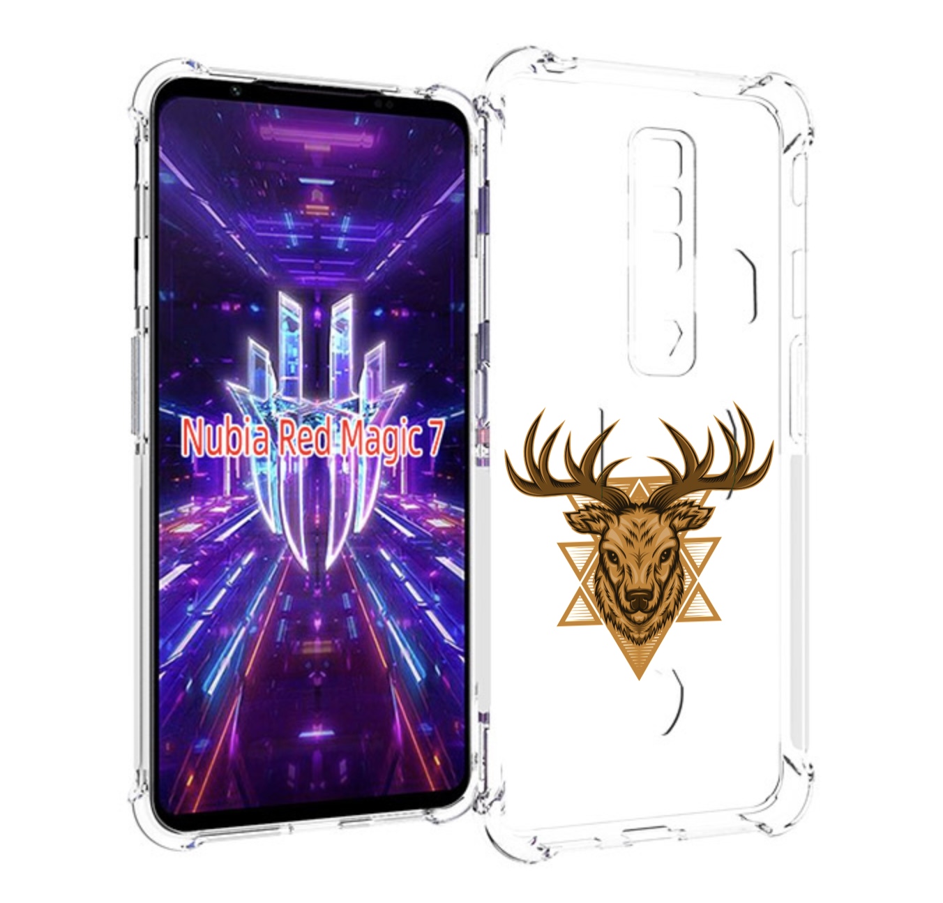Чехол MyPads Олень для ZTE Nubia Red Magic 7