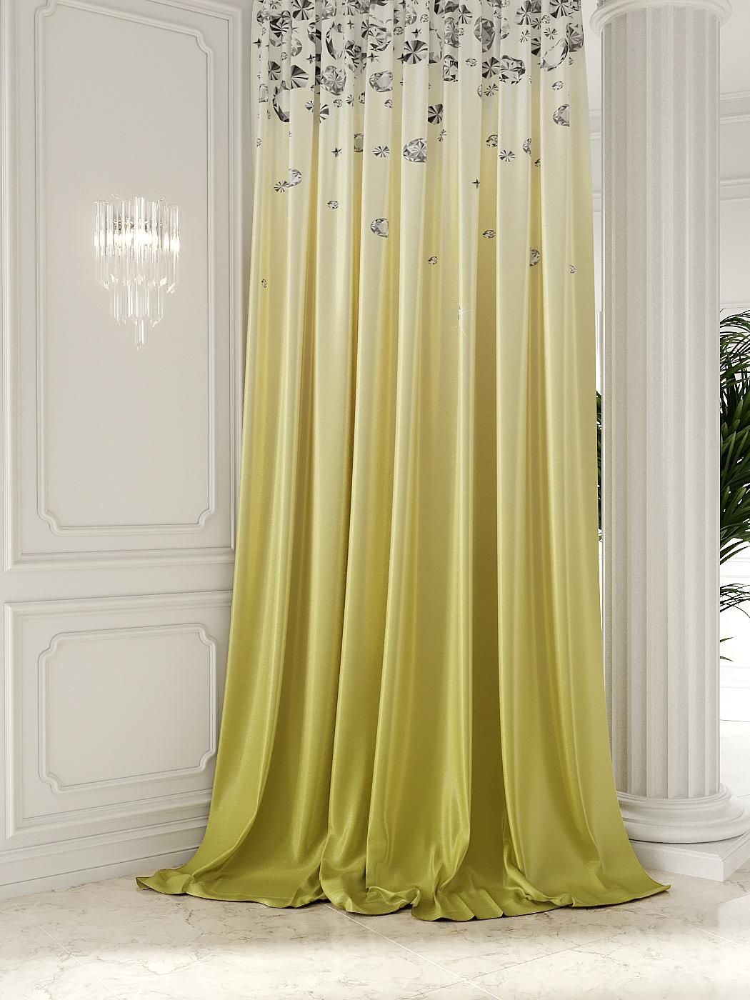 

Портьера Габардин AT HOME / шторы в комнату 150х280 см / Мавесон, 752193