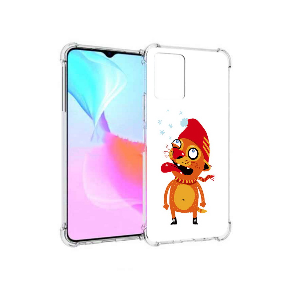 

Чехол MyPads Tocco для Vivo Y33s Зимний кот (PT226981.417.88), Прозрачный, Tocco