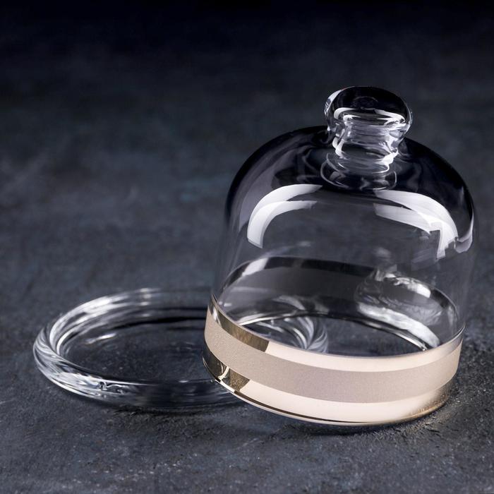 

Лимонница Ring, d=10 см, с гравировкой и напылением, цвет напыления золотой