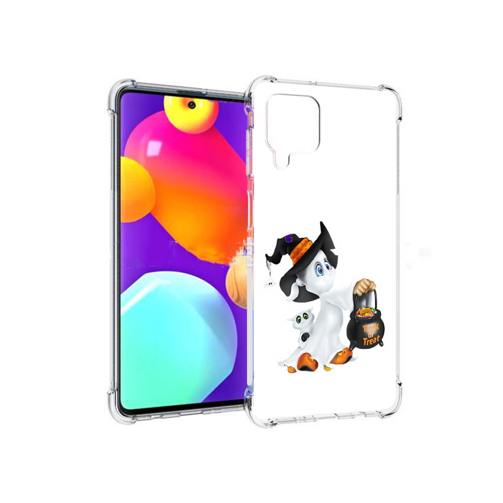 

Чехол MyPads Tocco для Samsung Galaxy M62 Маленький призрак (PT158430.541.113), Прозрачный, Tocco