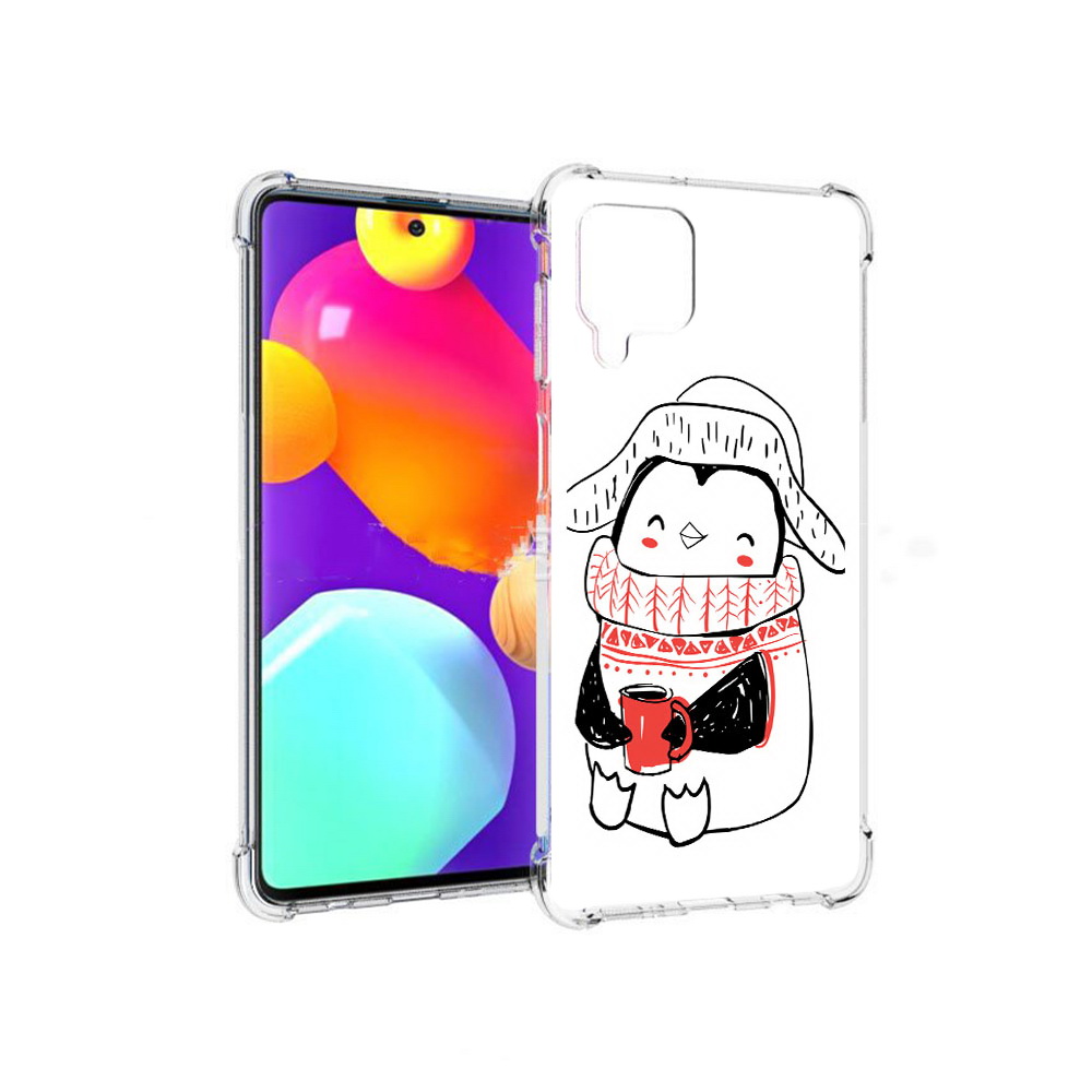 

Чехол MyPads Tocco для Samsung Galaxy M62 Милый пингвин (PT158430.541.115), Прозрачный, Tocco