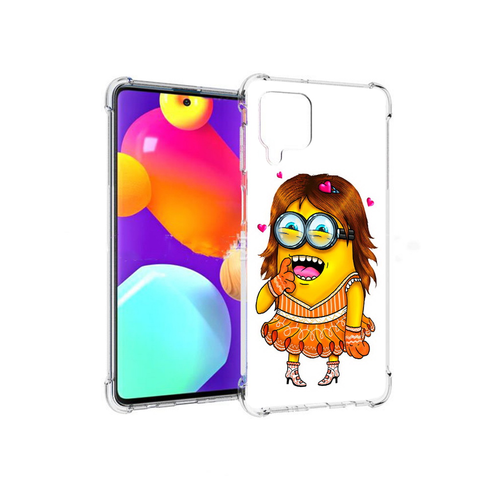 

Чехол MyPads Tocco для Samsung Galaxy M62 Миньон девочка (PT158430.541.116), Прозрачный, Tocco