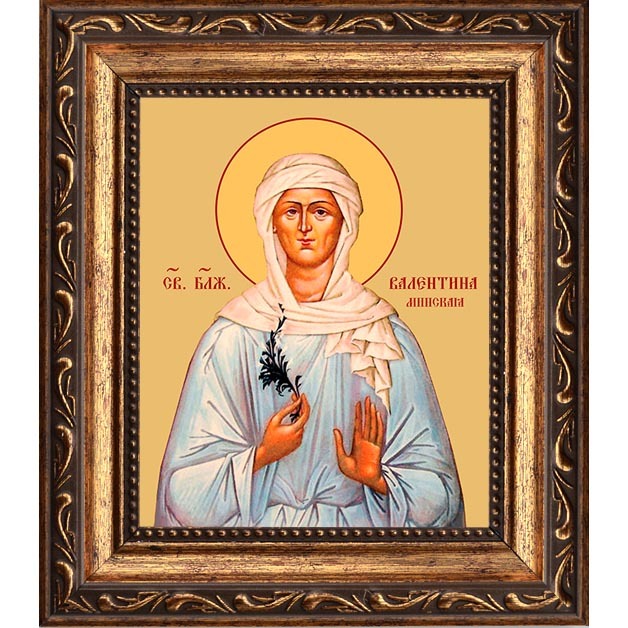 

Валентина Минская Блаженная. Икона на холсте.