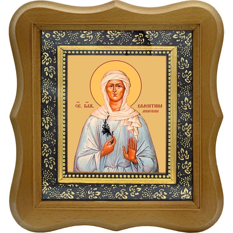 

Валентина Минская Блаженная. Икона на холсте.