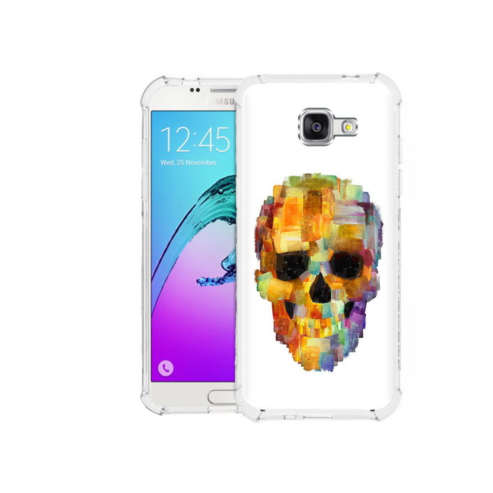 

Чехол MyPads Tocco для Samsung Galaxy A5 (2016) нарисованный череп (PT25252.581.516), Прозрачный, Tocco