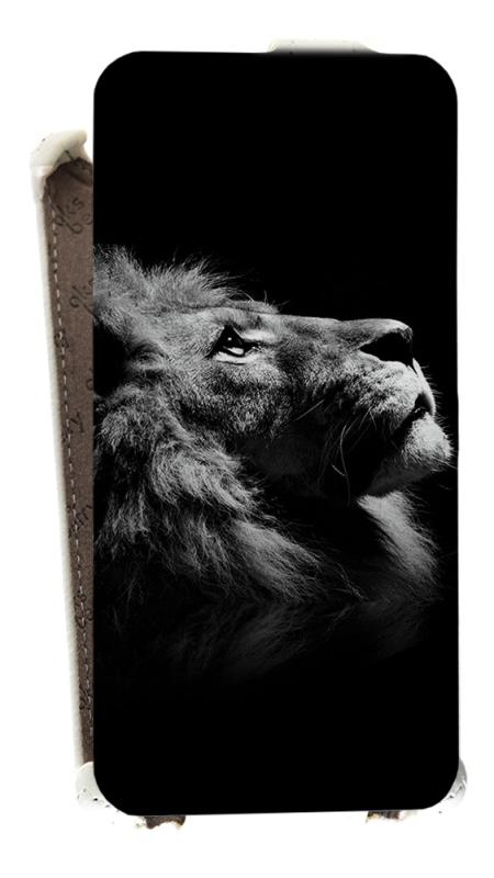 

Кожаный чехол для Tele 2 Midi Aksberry Protective Flip Case (Белый) (Дизайн 143)