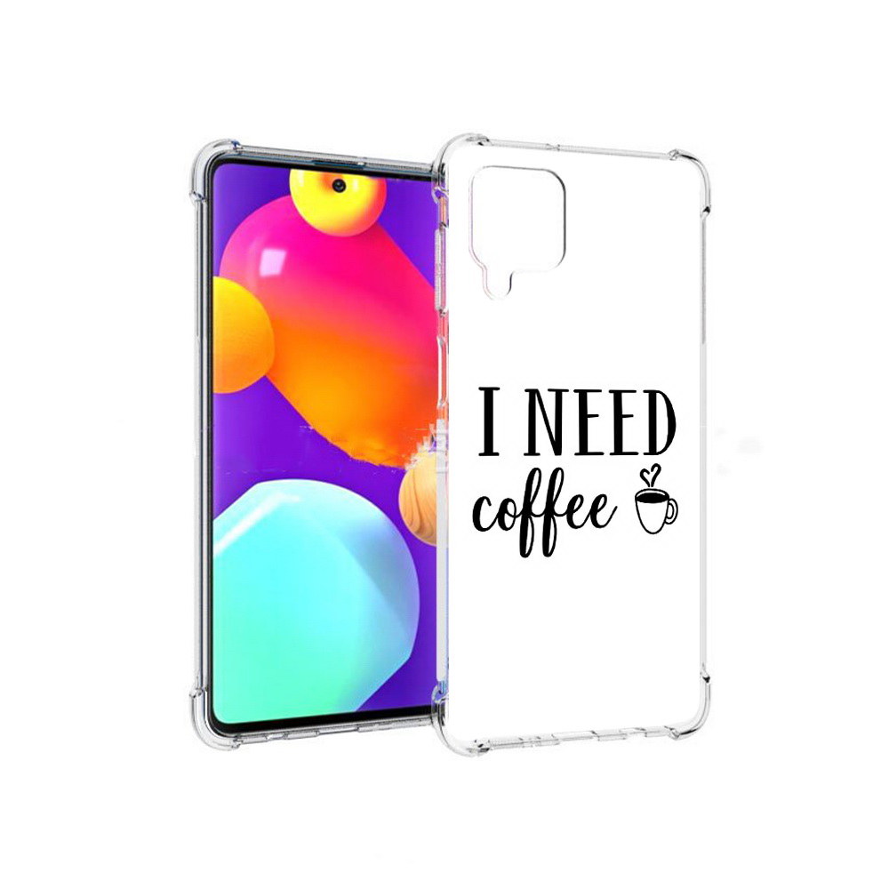 

Чехол MyPads Tocco для Samsung Galaxy M62 Мне нужен кофе (PT158430.541.121), Прозрачный, Tocco