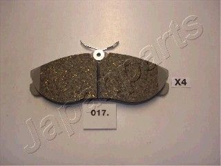 

Тормозные колодки Japanparts дисковые PA017AF