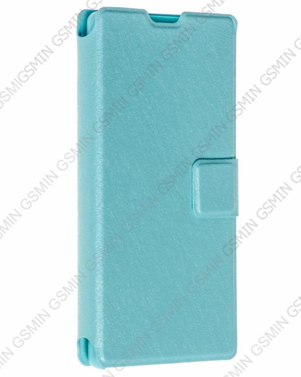 

Чехол-книжка с магнитной застежкой для Xiaomi Red Rice 1s (Голубой)